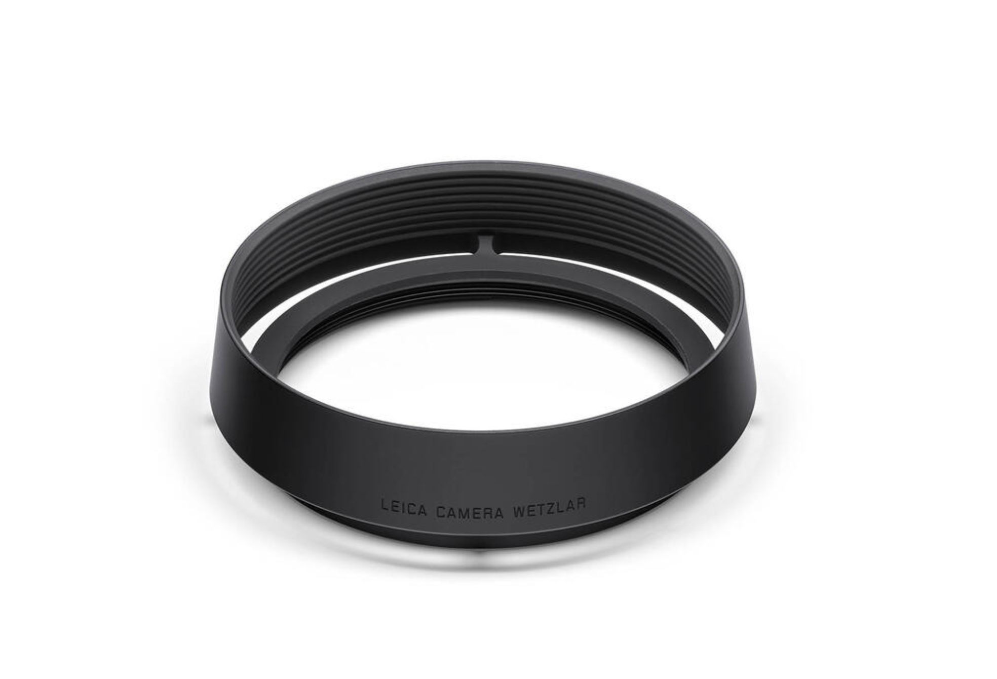 Lens Hood, round, Aluminum, Black