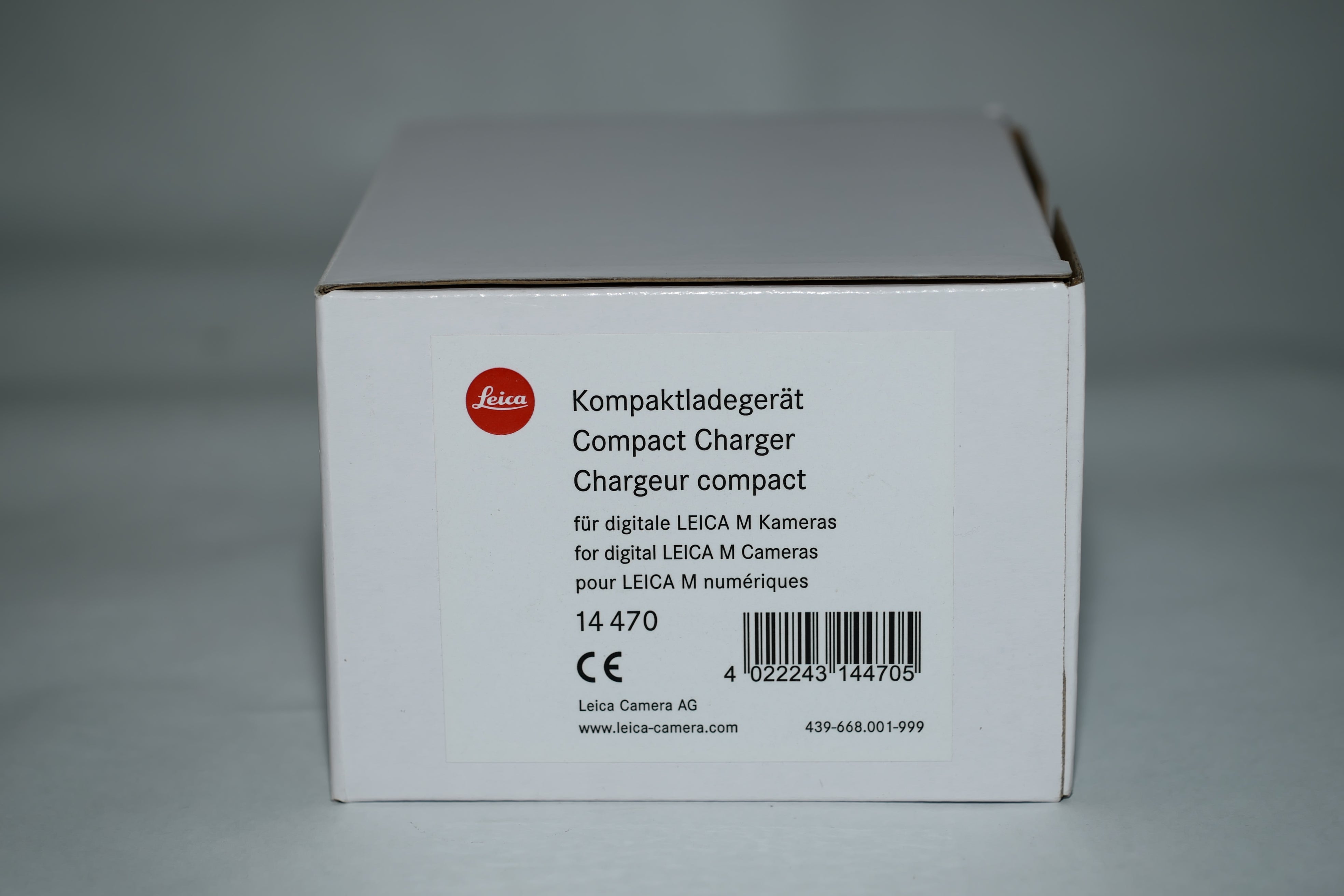 Pre-Owned Leica Compact Charger for Digital Leica M Models