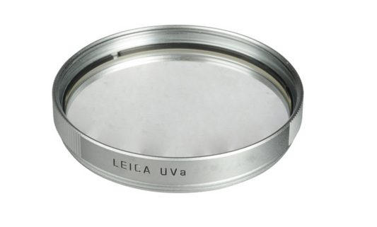 Leica E39 UVa Glass Filter - Silver