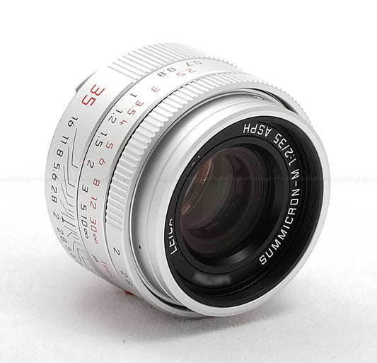 Summicron-M 35mm / f2 ASPH silver anodized (E39)