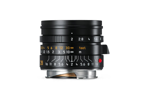 Leica Summicron-M 28mm f/2 ASPH. Black Anodized