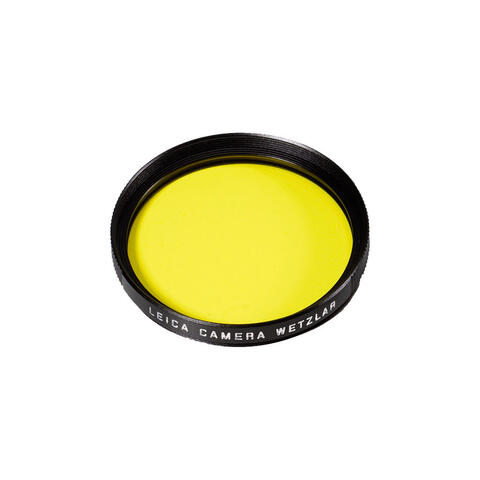 Leica Filter Yellow, E49, black